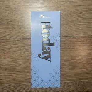 NWT Erin Condren Metal Bookmark - Today. 4.1" x 1.8" Sleek Platinum Metal Color